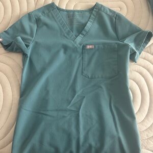Figs Hydrogreen Catarina Scrub Top